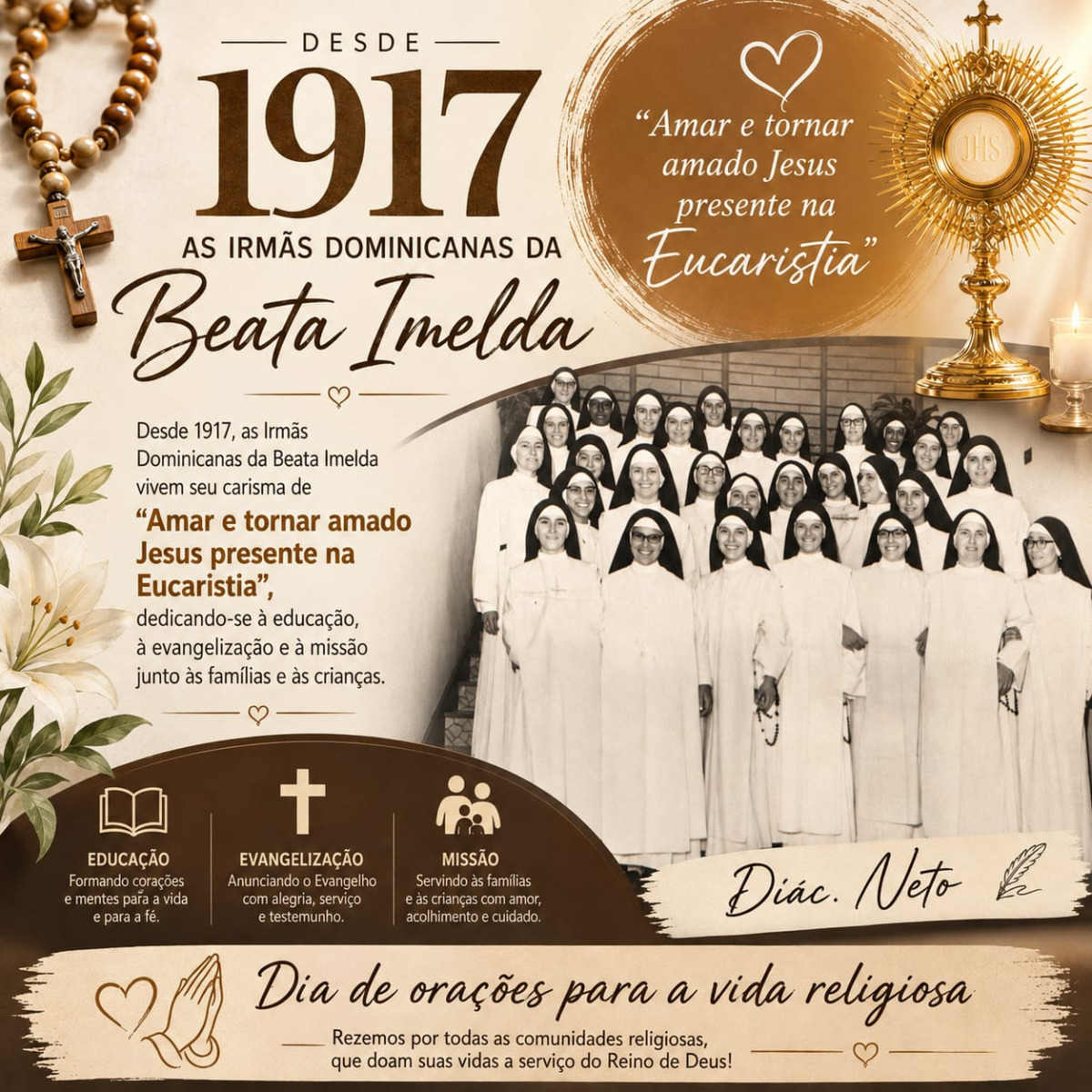 Imagem do santo dominicano